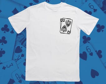 Lucky Hand Poker Shirt – Double Queens Graphic Tee