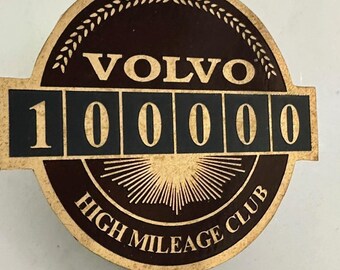 High Mileage Emblem 100K Compatible With Volvo P1800 544 122 240