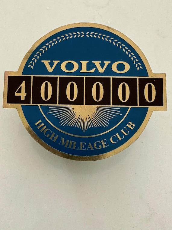 High Mileage Emblem 400K Compatible With Volvo P1800 544 122 240