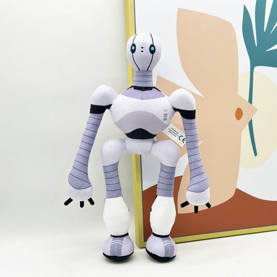 Robot Plush Toy, Sci Fi Robot Stuffed Doll, Cute Futuristic Robot Plush ...