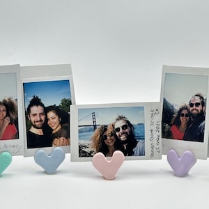 Heart Photo Holder, Place Card Holder, Valentine’s Day Gift for Her