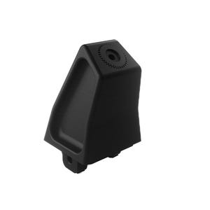 May include: Black plastic camera mount with a circular hole for the camera lens.