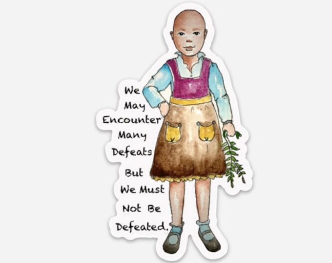 Bald is Beautiful Sticker