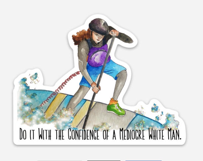 Confident SUP sticker