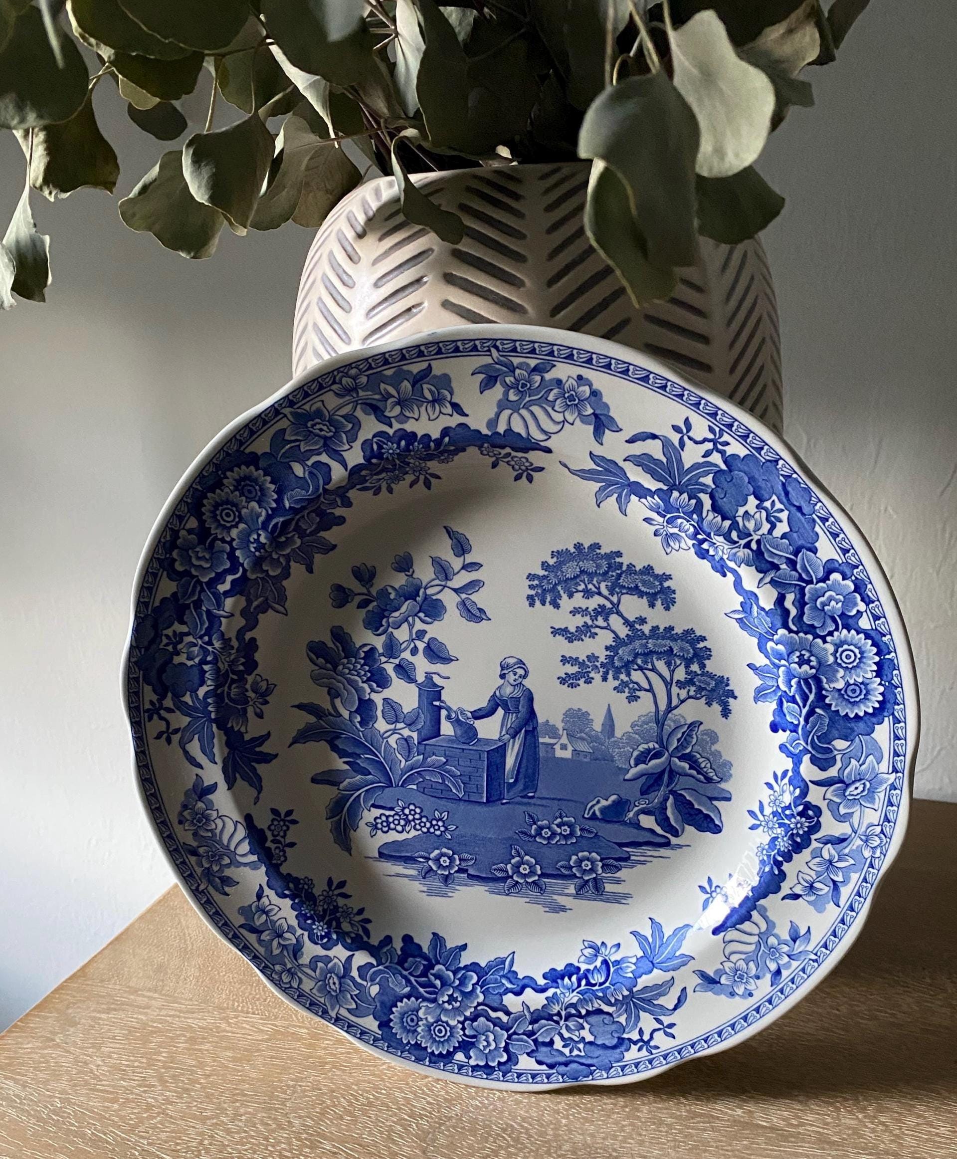 Spode Girl at Well - Etsy