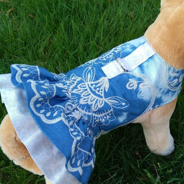 Dog Harness Dress Etsy