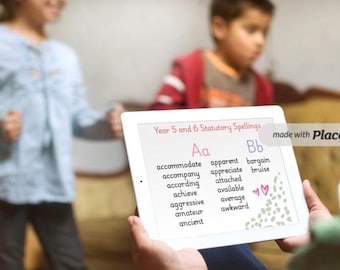 KS2 Digital Statutory spelling Flashcards  | PDF