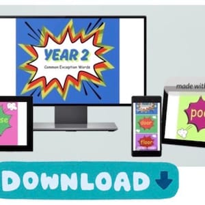 Tarjetas didácticas de lectura y ortografía para segundo grado, aprendizaje en casa (Descargar PDF)