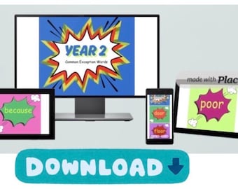 Flashcards voor lezen en spellen, leerjaar 2, thuisonderwijs (pdf-download)
