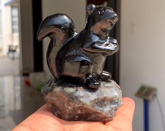 Swarovski Crystal Squirrel Figurine With Nut - Boxed - Etsy Canada