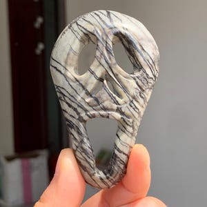 Natürliche Geistermaske, Quarzgeist, Kristallgeist, Geisterskulptur, Wohnkultur, Mineralprobe, Kristallchakra, Kristallgeschenk