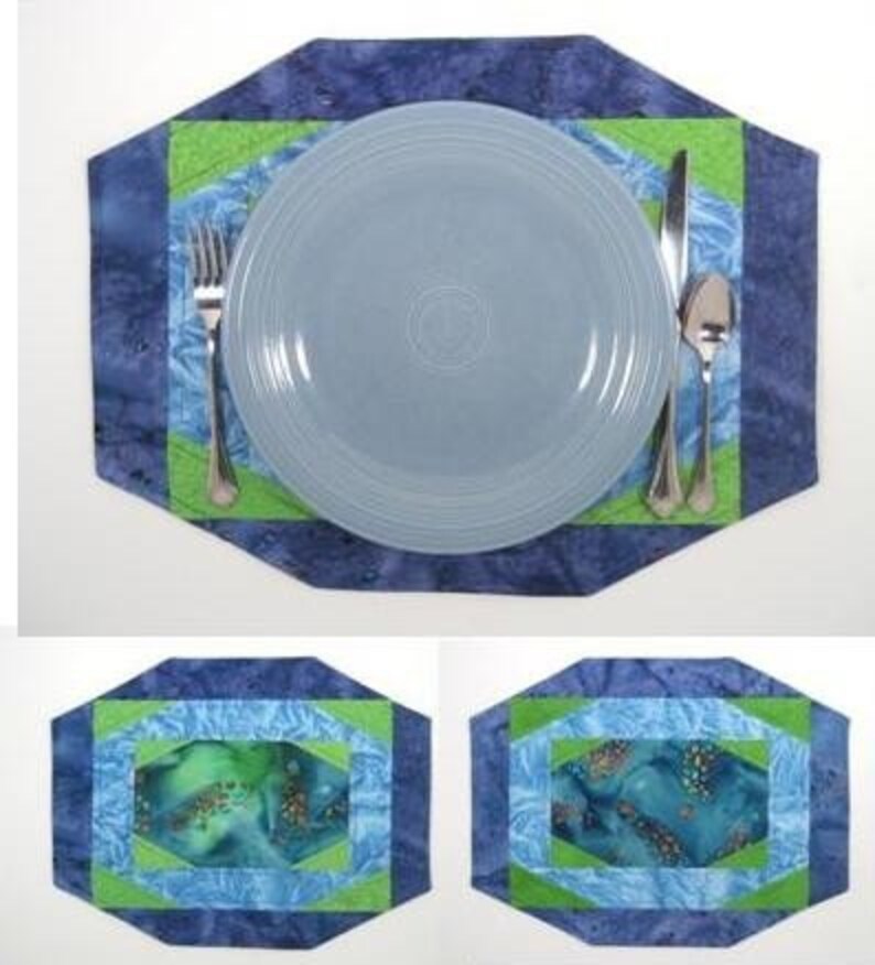 Fish Supplement PATTERN AND Easy Octastrip Placemats PATTERN Etsy