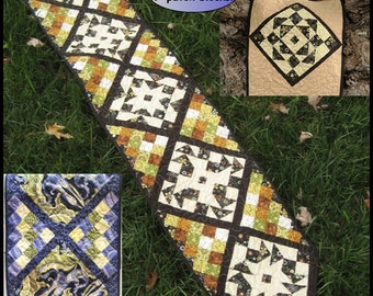 Block Play Table Runner PATTERN - Multiple Sizes - Use blocks or a print for centers.