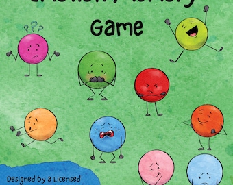 Emotion Memory Game, Emotion Identification, School Counseling Activity, Therapy Game, Therapy for Kids Games