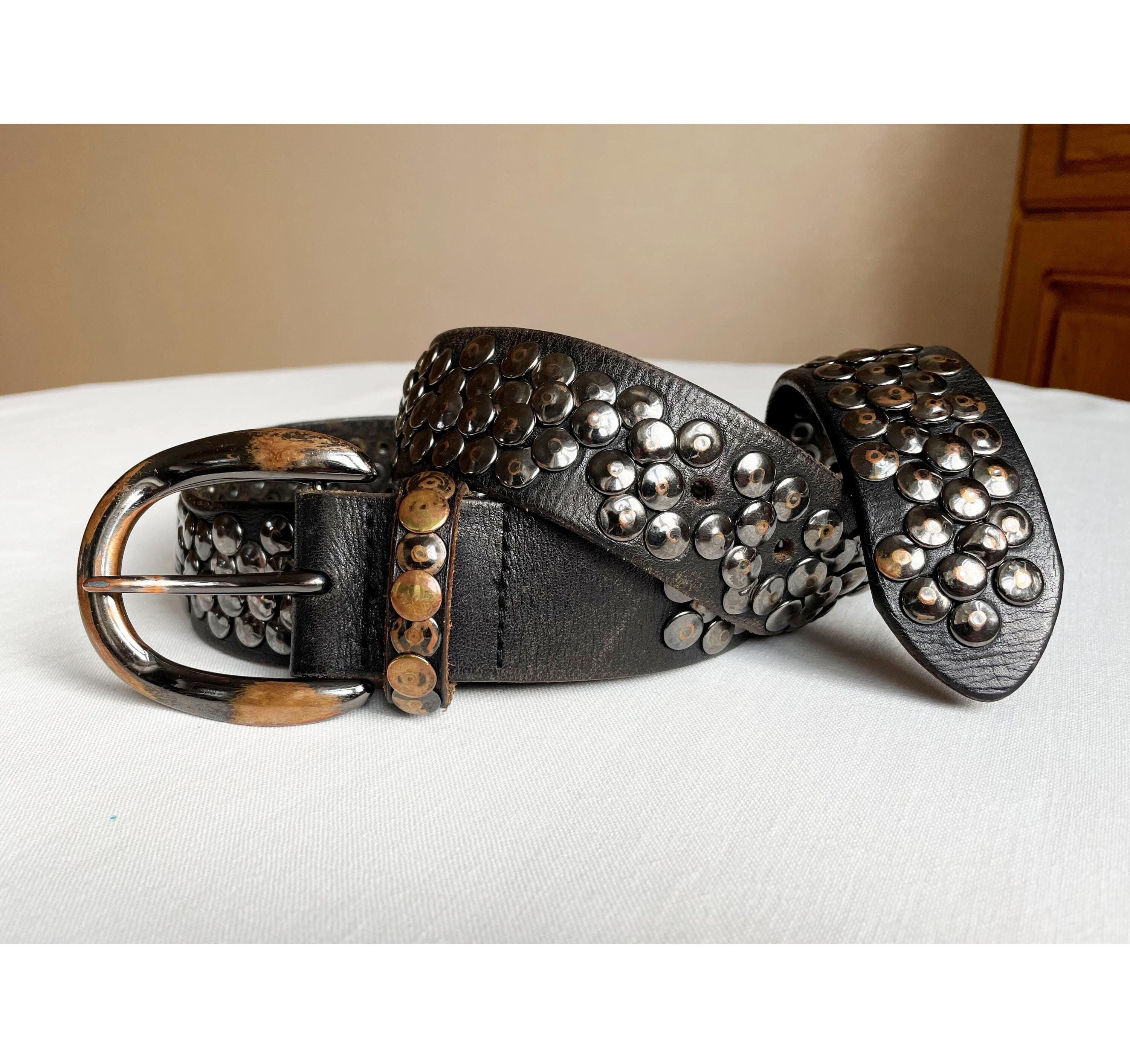 LIEBESKIND Berlin Vintage Heavy Duty Western Studded Black  display picture 1