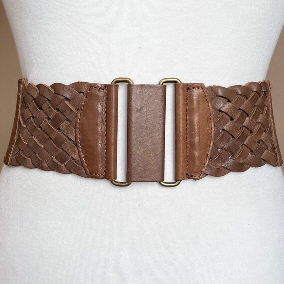 Brown belt, size xs-s Cognac Saddle Belt Bridle | Brochu Walker main image 2