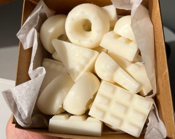Dessert 100% Soy Wax Melts |  Handmade Food-Shaped Scented Wax Melt: Cake, Ice Cream, Chocolate & Donut