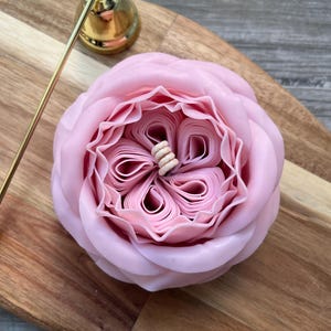 Handcrafted Rose Beeswax Candle - Perfectly Aesthetic Home Decor and Gift Idea