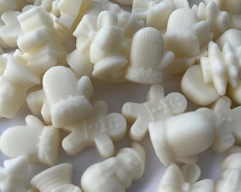 Winter Vanilla Soy Wax Melts – Cozy Seasonal Scent in Festive Winter Shapes