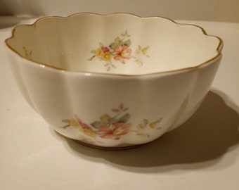 1985 Royal Doulton Bone China Small Bowl Mystic Dawn Floral Design - Made in England