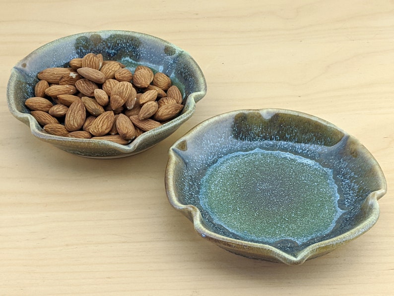 Ceramic shallow oil dipping bowl olive plate condiment dish Etsy