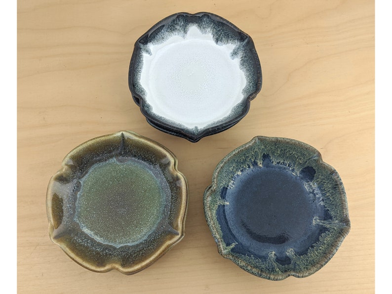 Ceramic shallow oil dipping bowl olive plate condiment dish Etsy