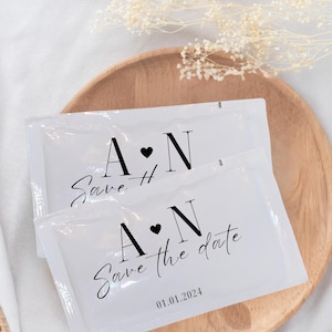 Customizable Wet Wipes: Personalized Wedding, Party, or Logo - Single Color Print