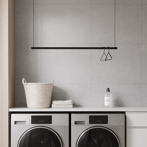 天井取り付け式物干しラック | 吊り下げ式物干しラック | モダンな吊り下げ式エアドライヤー