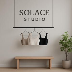 Height Adjustable Clothes Rack for Gyms + Yoga Studios | Modern Ceiling Mounted Pilates Garment Rack