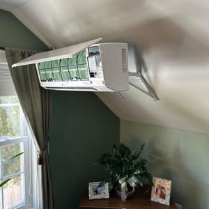 a white box on the ceiling