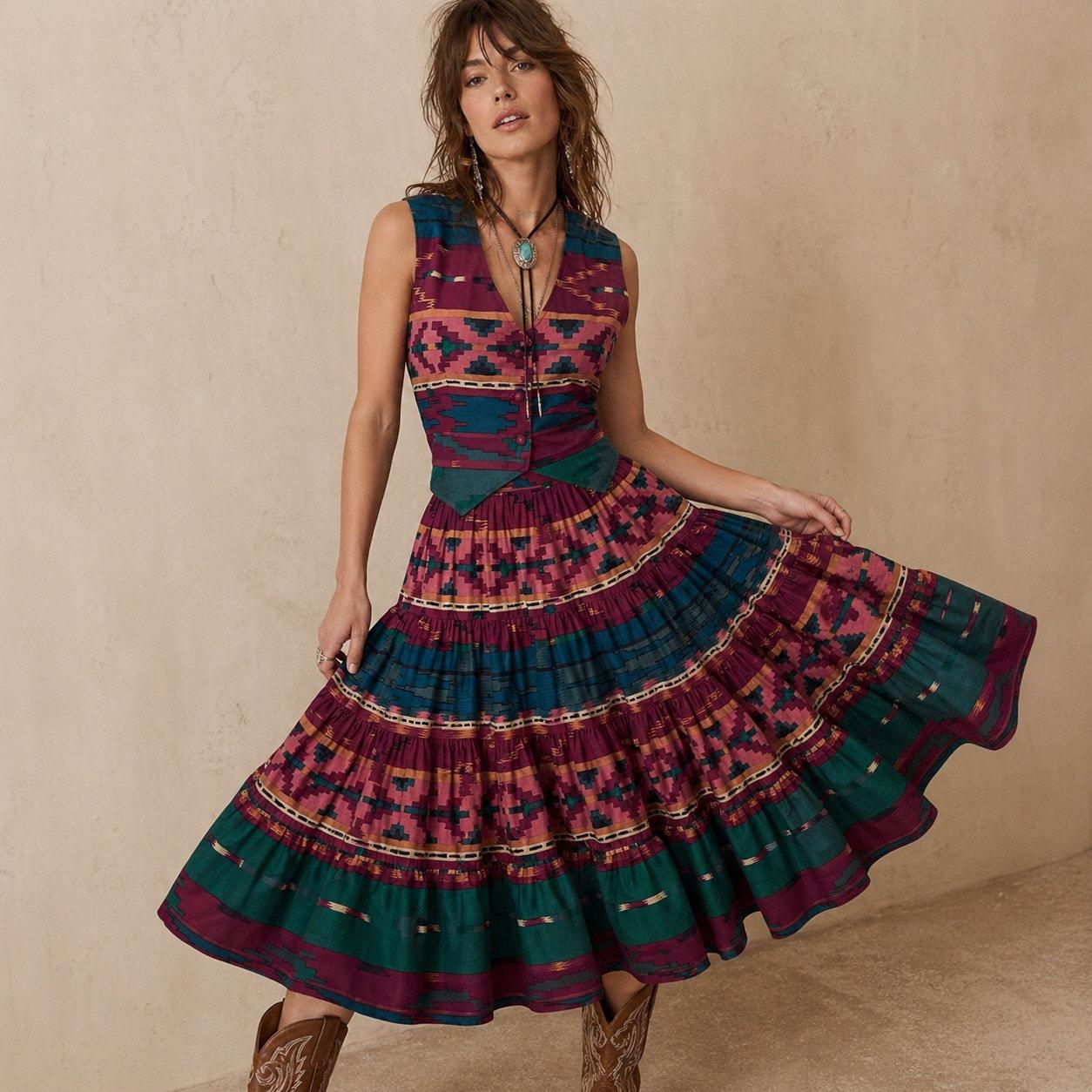 southwestern formal dresses Sunas Draped Crepe and Sequin Embroidered Gown – Tadashi Shoji Official  Online Boutique main image 0