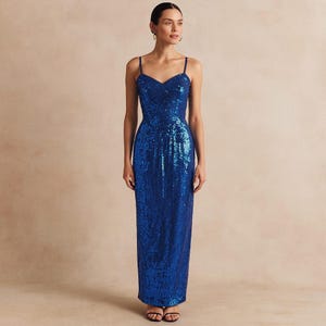 Womens Formal Dress Sapphire Blue - Etsy