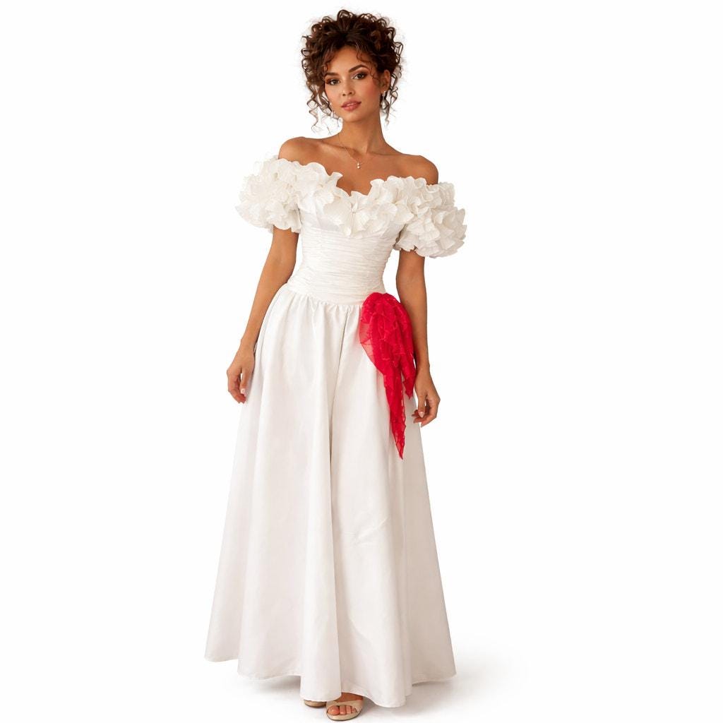 white christmas dresses Formal Dress: 61740. Long, Halter Neckline, A Lin main image 1