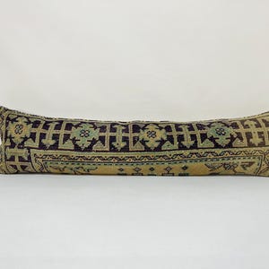 12x48 Extra Long Lumbar Pillow, Decorative Pillow, Embroidered Pillow, Bench Lumbar Pillow, Morrocan Pillow, Bedding Pillow, Boho Pillow