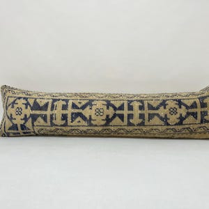12x48 Extra Long Lumbar Pillow, Rug Pillow, Morrocan Pillow, Bolster Pillow, Pillow Covers, Vintage Pillow, Pillow Shams, Kilim Pillow