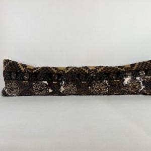 12x48 Extra Long Lumbar Pillow, Decorative Pillow, Embroidered Pillow, Bench Lumbar Pillow, Morrocan Pillow, Bedding Pillow, Boho Pillow