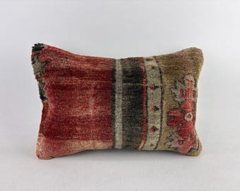 Almohada turca lumbar de 40 x 60 cm, cojín decorativo, cojín bordado, cojín único, cojín marroquí, cojín decorativo, cojín para sofá