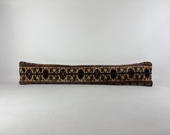 8x48 Extra Long Lumbar Pillow, Rug Pillow, Morrocan Pillow, Kilim Pillow, Lumbar Pillow, Boho Throw Pillow, Turkish Throw Pillow