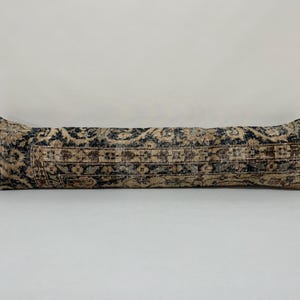 12x48 Extra Long Lumbar Pillow, Decorative Pillow, Embroidered Pillow, Bench Lumbar Pillow, Morrocan Pillow, Bedding Pillow, Boho Pillow