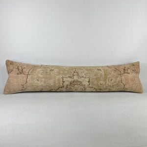 12x48 Extra Long Lumbar Pillow, Decorative Pillow, Embroidered Pillow, Bench Lumbar Pillow, Morrocan Pillow, Bedding Pillow, Boho Pillow