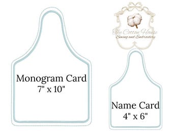 ITH Cattle Tag Baby Embroidery Design: Welcome Banner, Milestone Cards (Digital Download)