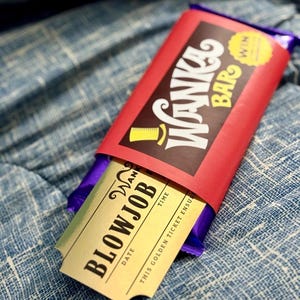 Geschenk für ihn, Geschenk für Mann, Golden Ticket, Geschenk für Freund, Geschenk für Mann, Valentinstagsgeschenk für Mann, lustiges Geschen