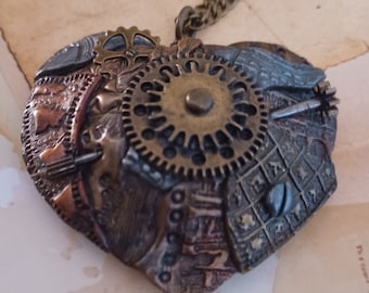 Steampunk Heart Necklace