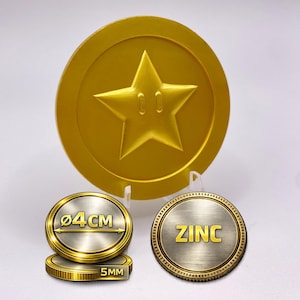 Mario Star Metal Coin
