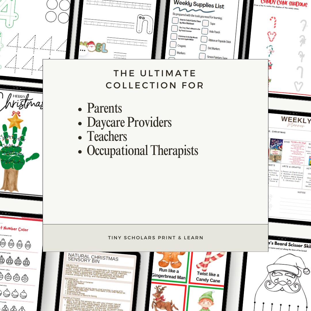 Full Year Toddler & Preschool Curriculum - Printable Homeschool Daycare