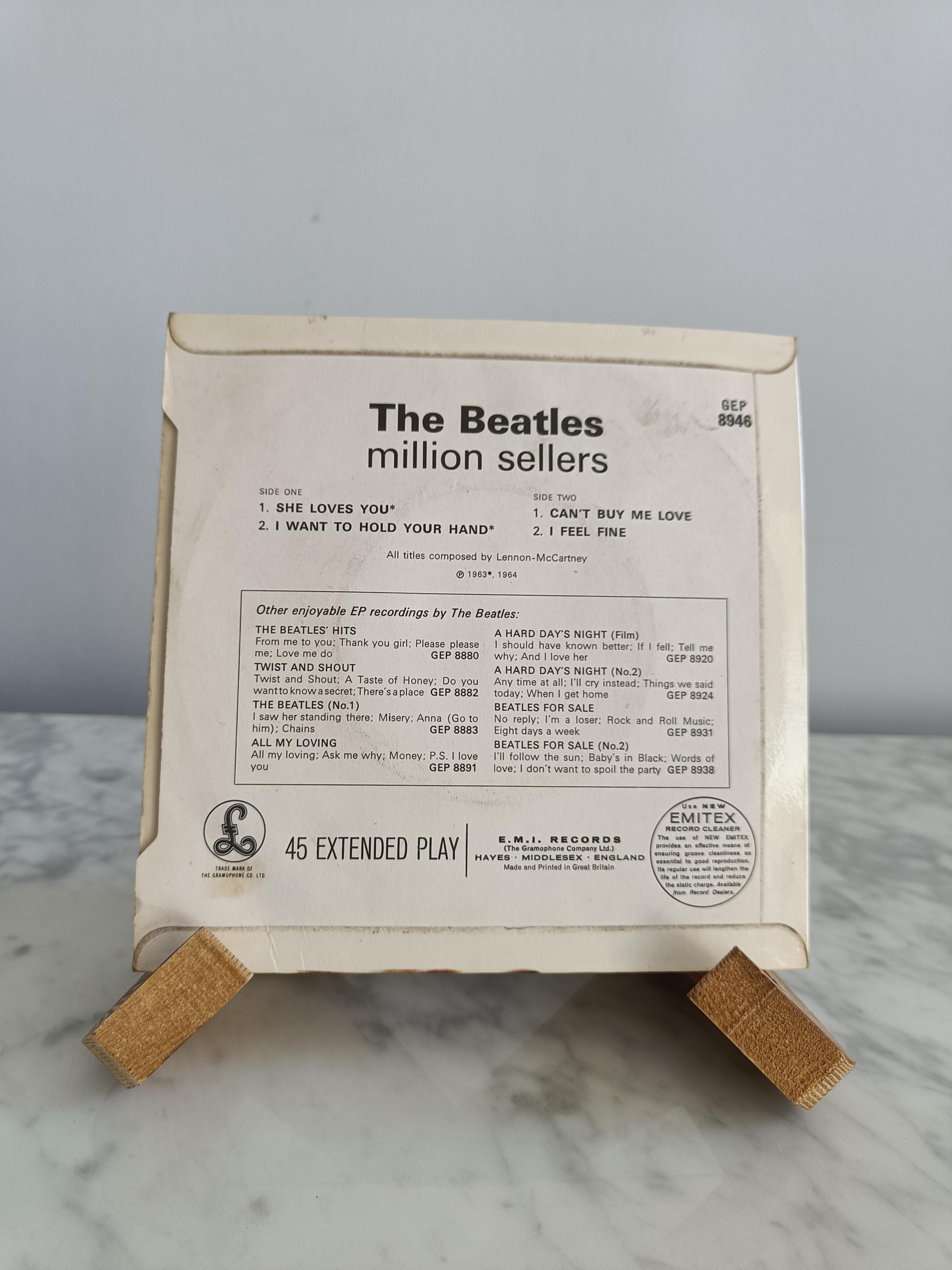 The Beatles 'million Sellers' Vinyl EP 7