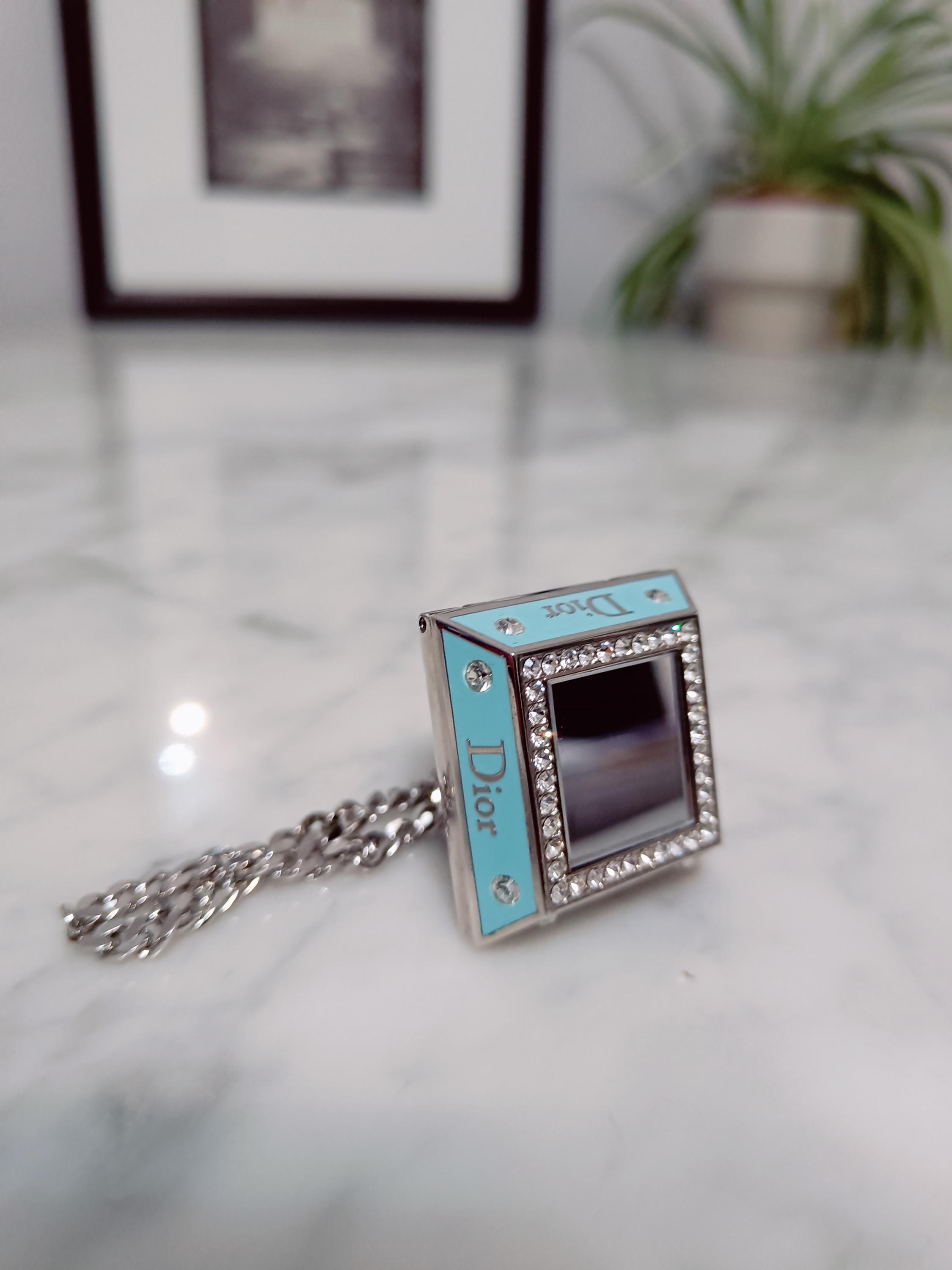 Dior PRINCESS RING プリンセス リング ロイヤルターコイズ Christian Dior Princess Ring Makeup Jewel Light Blue Enamel