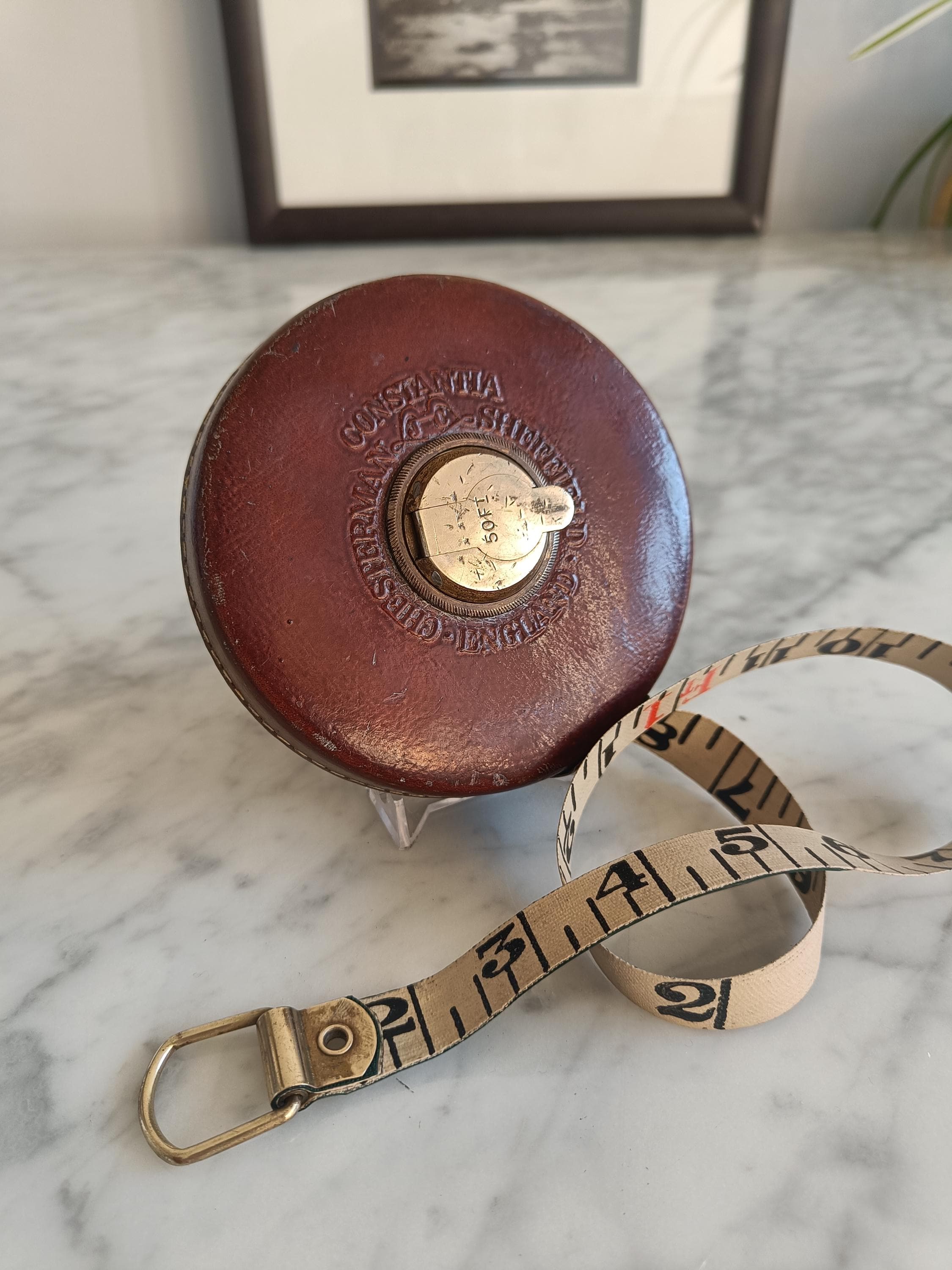 CHESTERMAN SHEFFIELD 50フィート　アンティーク　メジャー Chesterman sheffield - Etsy Canada