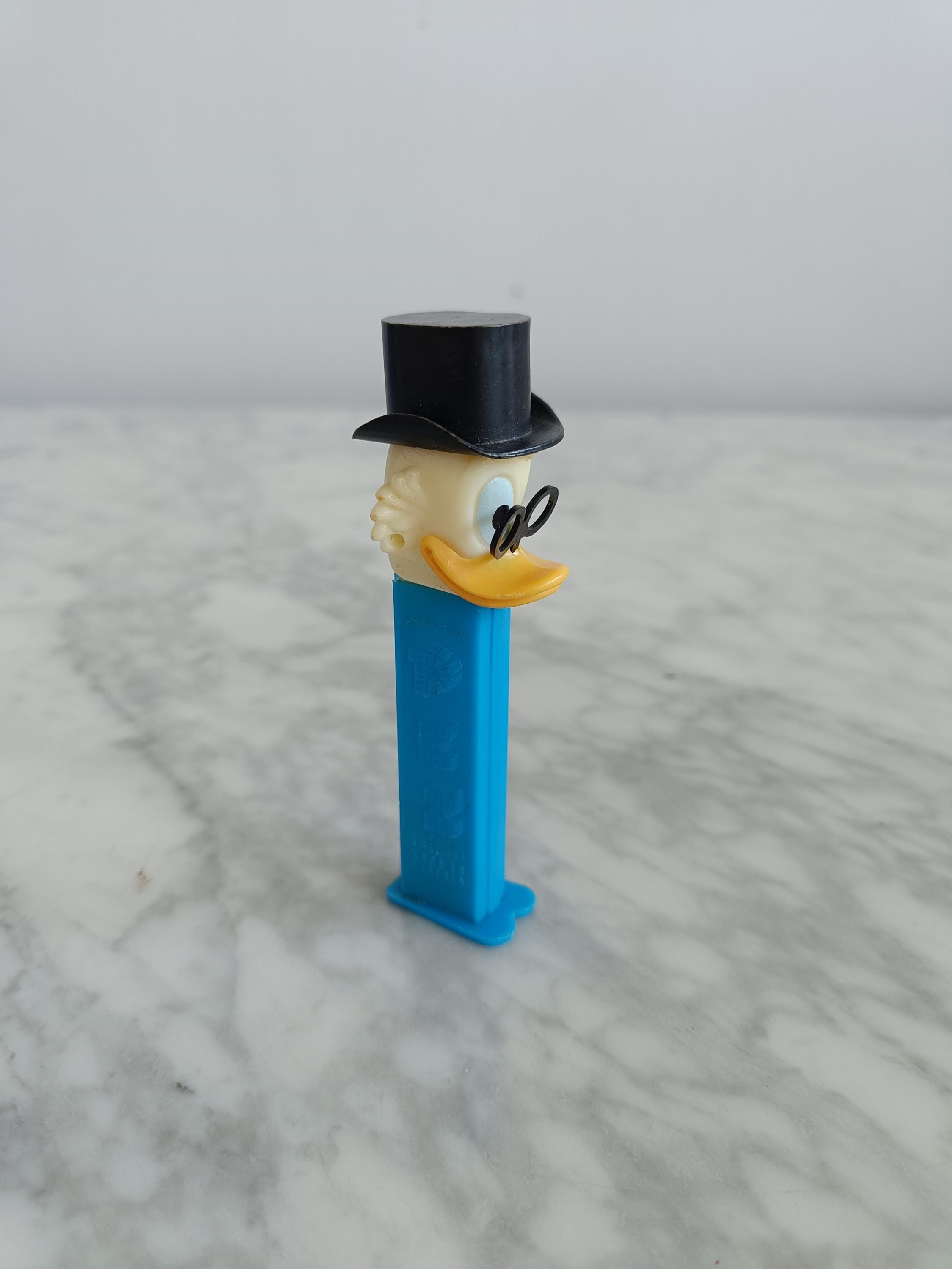 希少な廃盤ディズニーPEZディスペンサー、ミッキーマウス、スクルージ