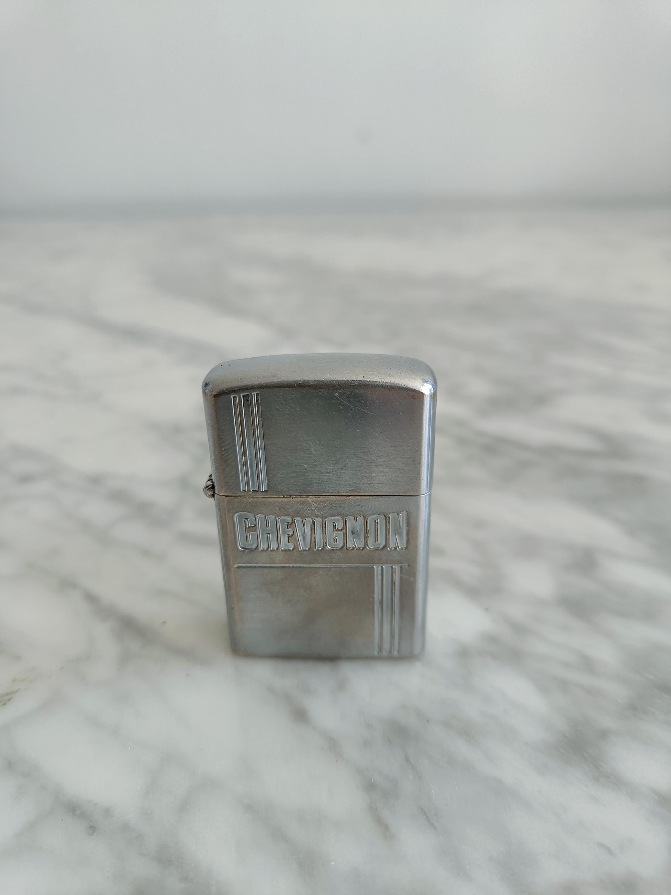 Vintage Zippo Lighter Chevignon Brand 1990 - Etsy